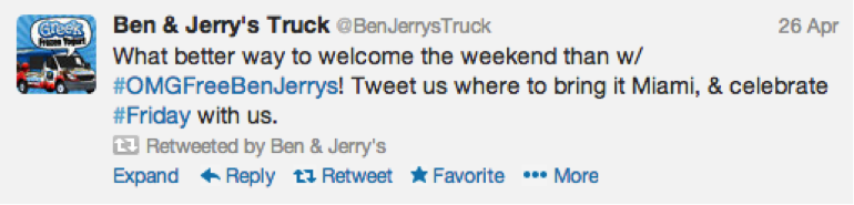 Ben & Jerry's Twitter Strategy